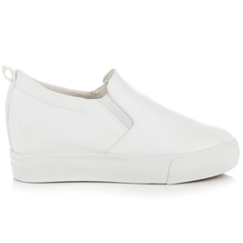 Wedge Slipons white