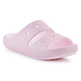 Crocs Classic Glitter Sandal V2 209705-6W pink