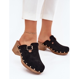 Slippers women's heels with black clamp Slippers women's heels with black clamp