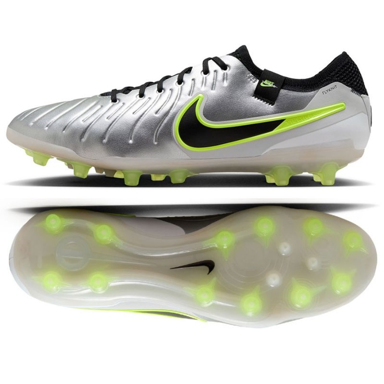 Nike Tiempo Legend 10 Elite AG-PRO DV4330-001 football shoes silver Nike Tiempo Legend 10 Elite AG-PRO DV4330-001 football shoes silver