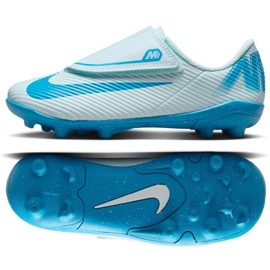 Nike Mercurial Vapor 16 Club MG PS (V) FQ8290-400 football shoes blue Nike Mercurial Vapor 16 Club MG PS (V) FQ8290-400 football shoes blue