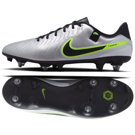 Nike Tiempo Legend 10 Academy SG-PRO AC DV4338-001 shoes silver Nike Tiempo Legend 10 Academy SG-PRO AC DV4338-001 shoes silver