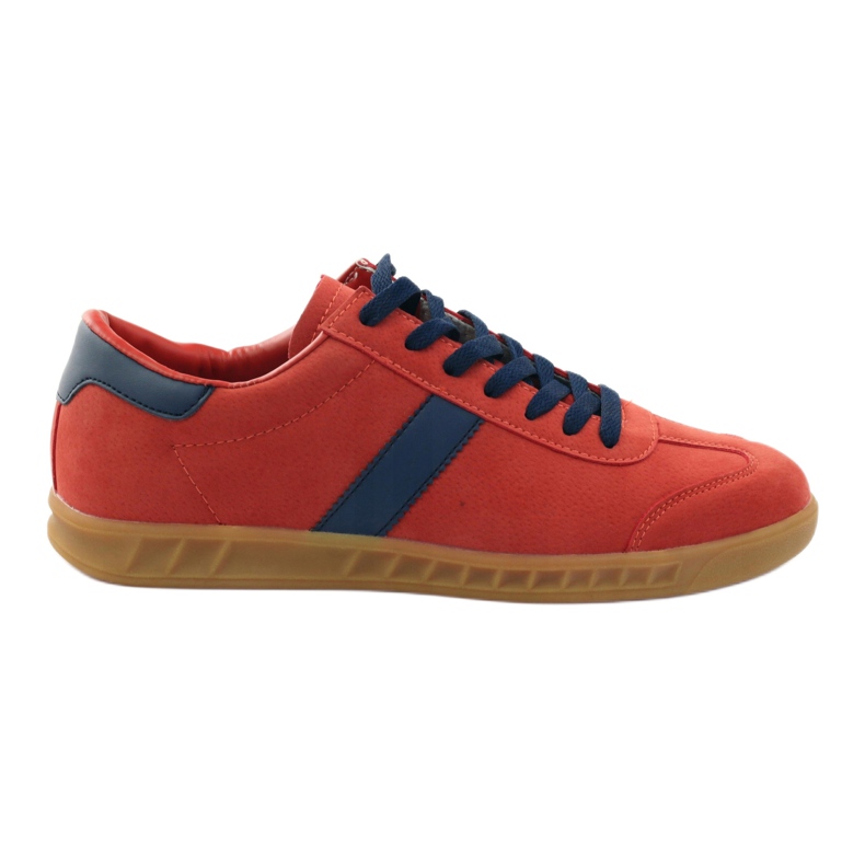 Sports sneakers DK 83104 red navy blue