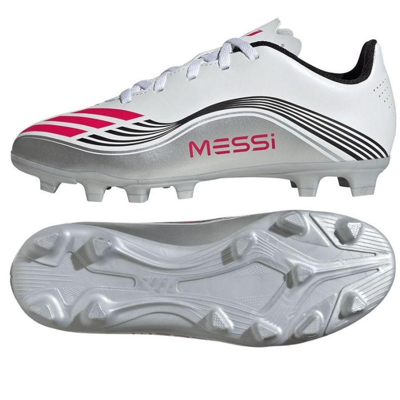 Adidas F50 Messi Club FG/MG JP7457 football shoes white