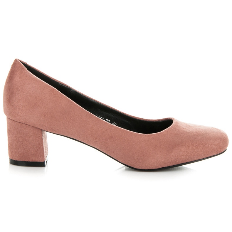 Vices New Collection Classic suede pumps pink