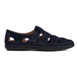 Men's navy blue sandals