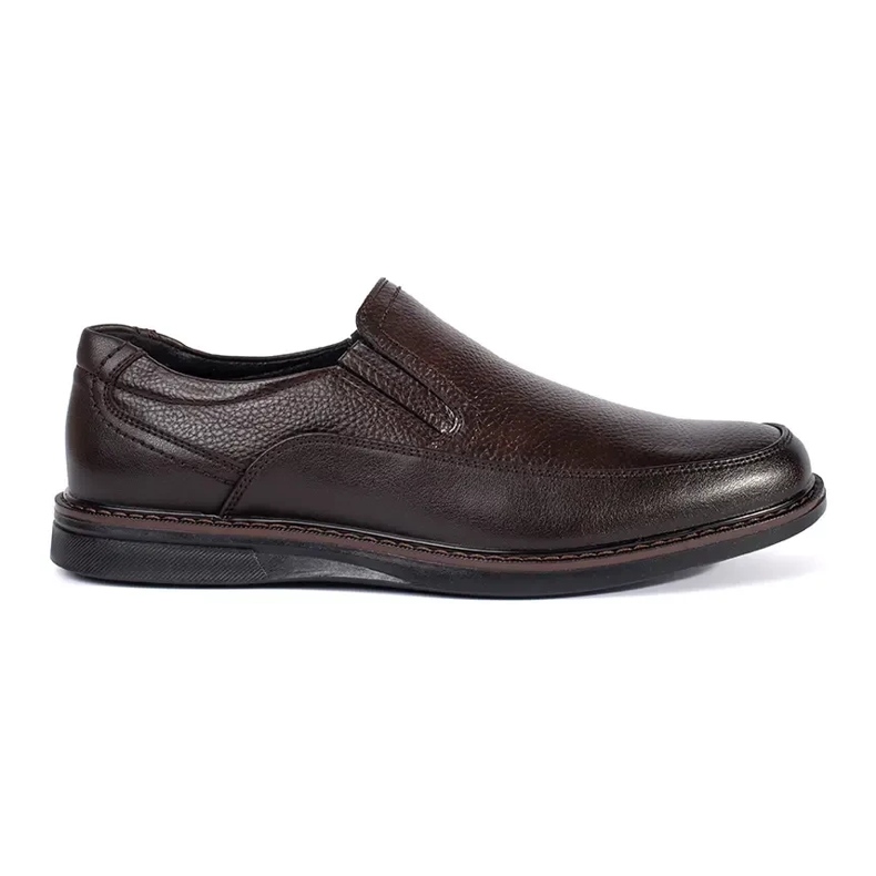 Elegant brown men's shoes