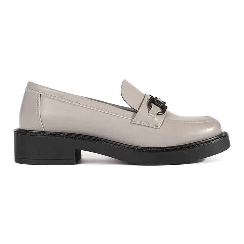 Women's loafers on the thick sole Sergio Leone grey