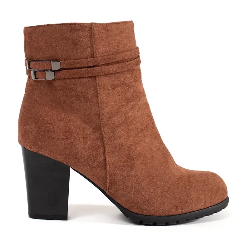 Goodin Brown suede ankle boots