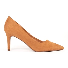 Seastar Camel pumps on the high heel brown