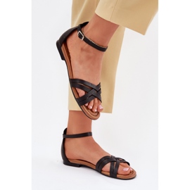 Maciejka 07029-01 leather sandals black Maciejka 07029-01 leather sandals black