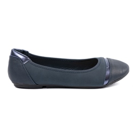Navy blue ballerinas Navy blue ballerinas