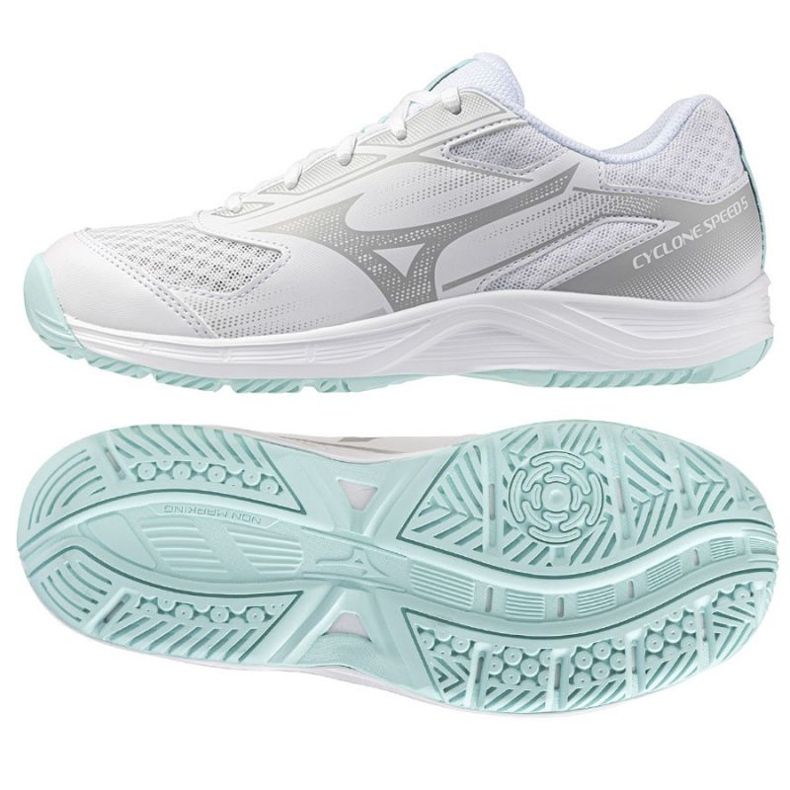 Mizuno Cyclone Speed 5 V1GC258045 volleyball shoes white Mizuno Cyclone Speed 5 V1GC258045 volleyball shoes white