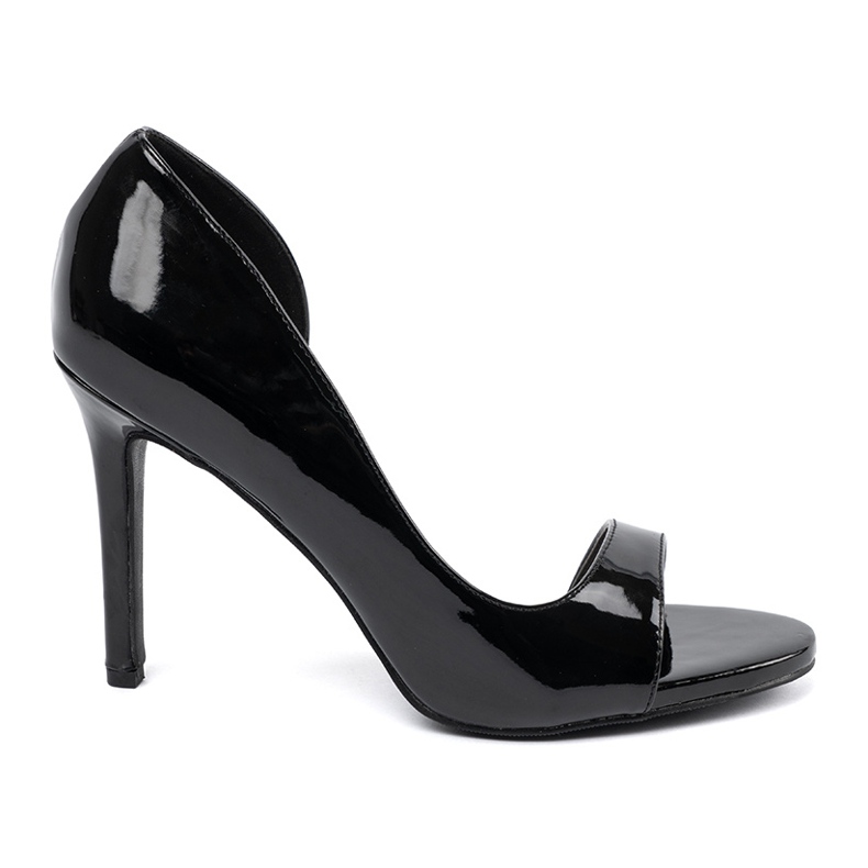 Goodin Painted pumps with bare fingers black fingers