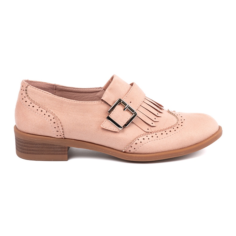 Seastar Pink suede flat loafets Seastar Pink suede flat loafets