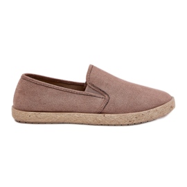 Espadrilles men's sneakers with eco suede dark beige Espadrilles men's sneakers with eco suede dark beige