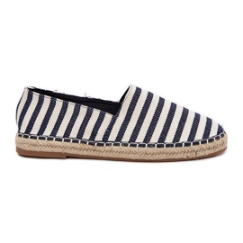Men's espadrilles with navy blue striped Men's espadrilles with navy blue striped
