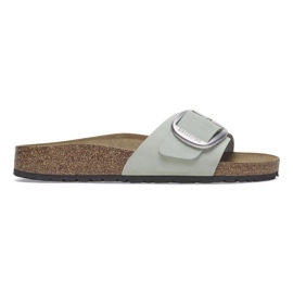 Birkenstock Madrid Big Buckle 1024097 flip -flops green