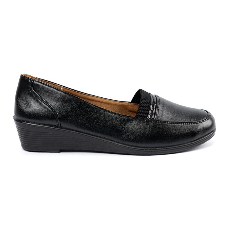 Shelvt Slipped black classic shoes Shelvt Slipped black classic shoes