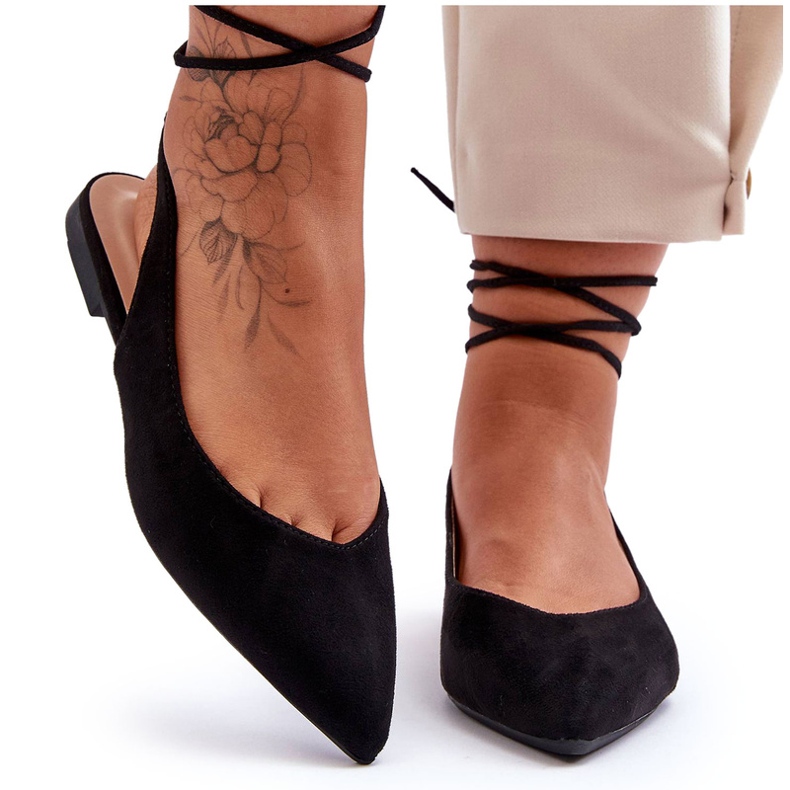 Women's Eco-Early Black Ballerinas