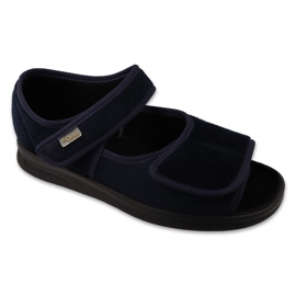 Befado women's sandals PU 589D002 Navy blue