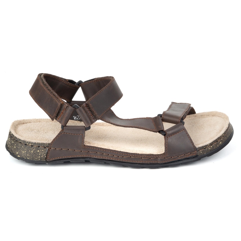 Olivier Men's leather sandals Wasak 0243W brown