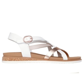 Sandals Skechers Bobs Desert Kiss Low - Peak Rank in 114709 -WHT white