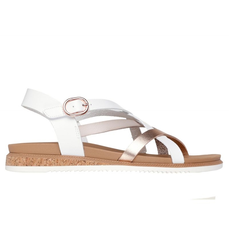 Sandals Skechers Bobs Desert Kiss Low - Peak Rank in 114709 -WHT white