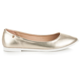 Vices Shiny Ballerina In Spitz yellow