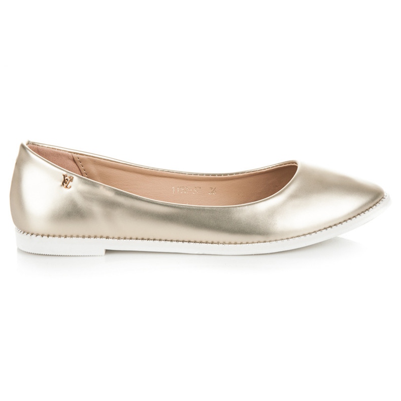Vices Shiny Ballerina In Spitz yellow