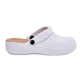 EVento Foam flip flops Women's white Faylina