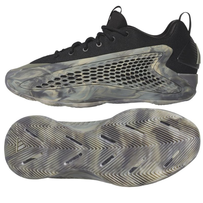 Adidas Anthony Edwards basketball shoes 1 m ji4066 black