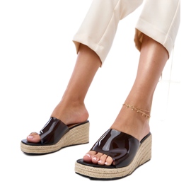 Transparent espadrilles flip flops Felicity beige Transparent espadrilles flip flops Felicity beige