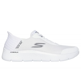 Skechers Go Walk Flex Hands Up m 216324BRN shoes white