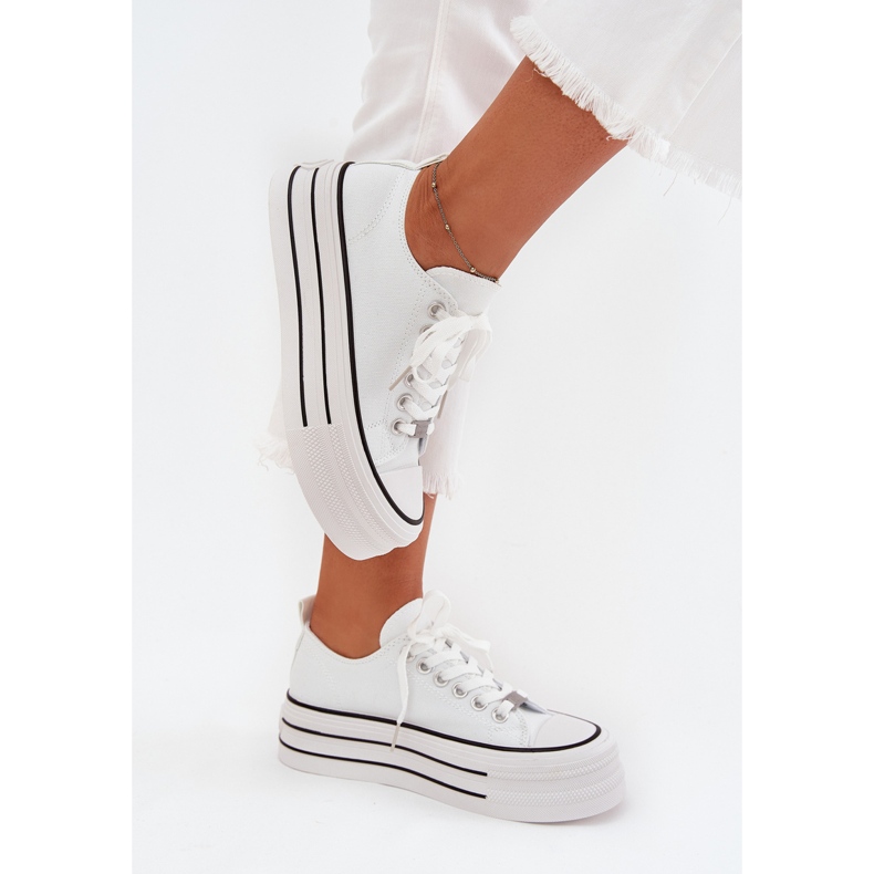 Boto Women's sneakers on the massive platform white marinae