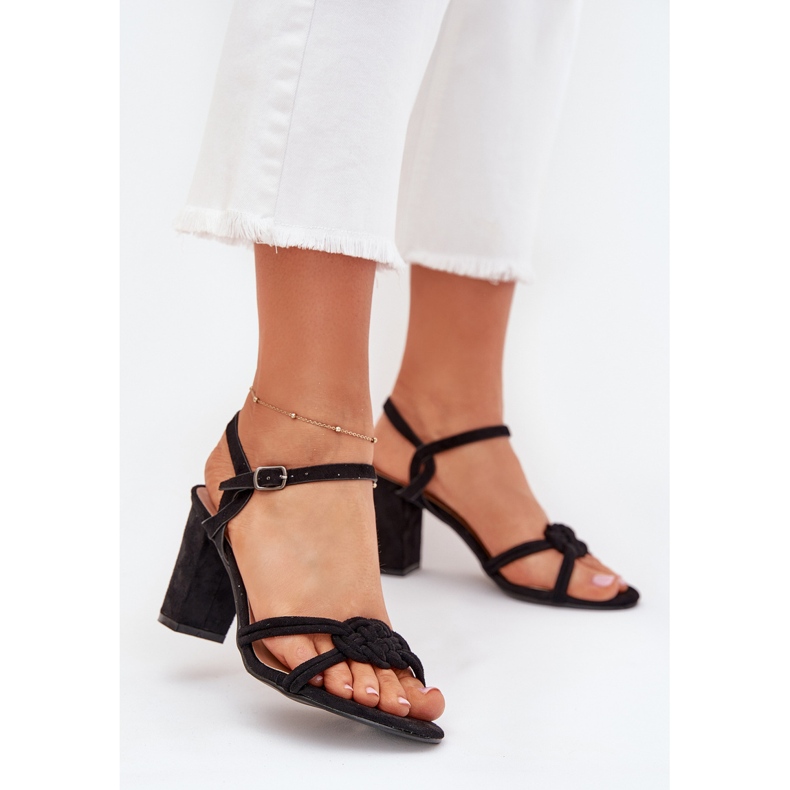 Boto Women's sandals on the Black Mavira post Boto Women's sandals on the Black Mavira post