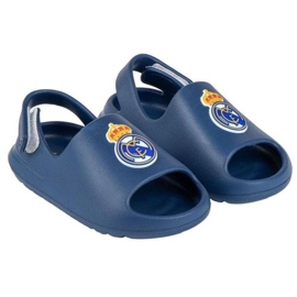 Real Madryt Sandals Real Madrid Beach Pool Flip Flope Blue Eva JR 2300006792N