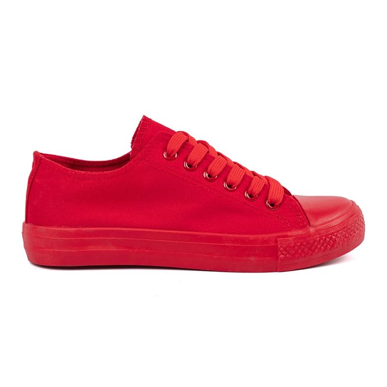 Shelvt Women's red sneakers Shelvt Women's red sneakers