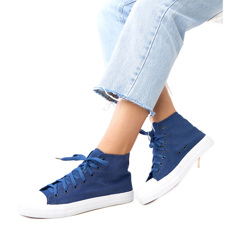 Jeans High Sneakers Ghan blue Jeans High Sneakers Ghan blue