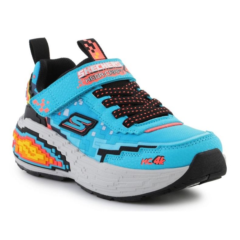 Skechers Mega-Craft 4K JR 402160L-TQBK shoes multicolored Skechers Mega-Craft 4K JR 402160L-TQBK shoes multicolored