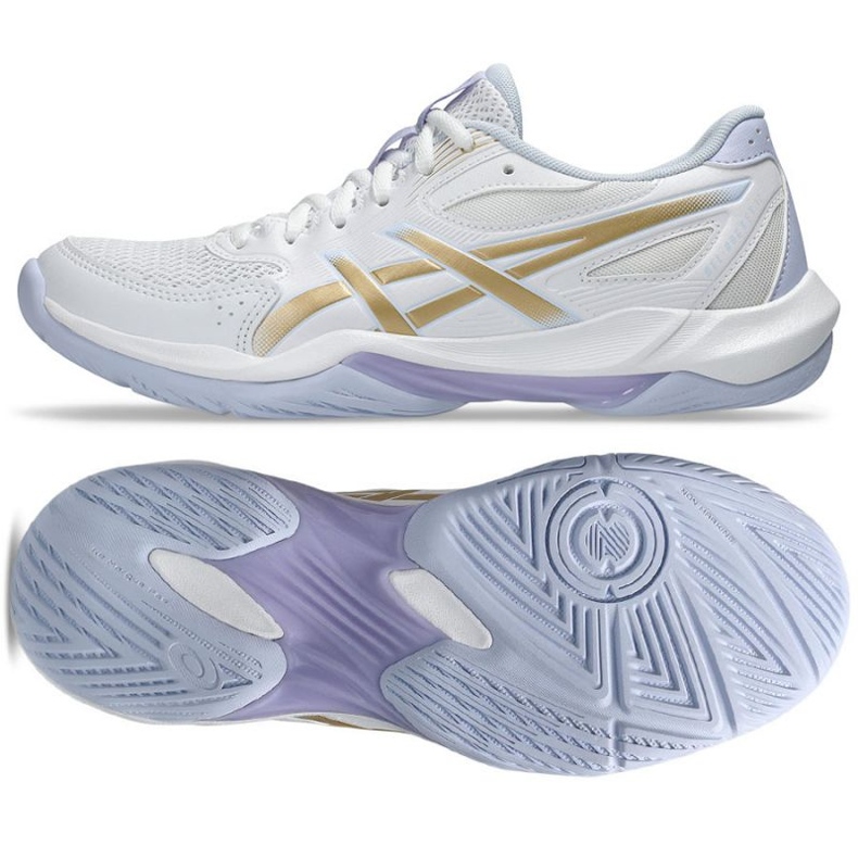 ASICS GEL-Rocket 12 volleyball shoes in 1072A119 102 white