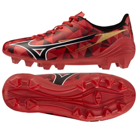 MIZUNO ALFA II SELECT JR FG P1GB256560 shoes red