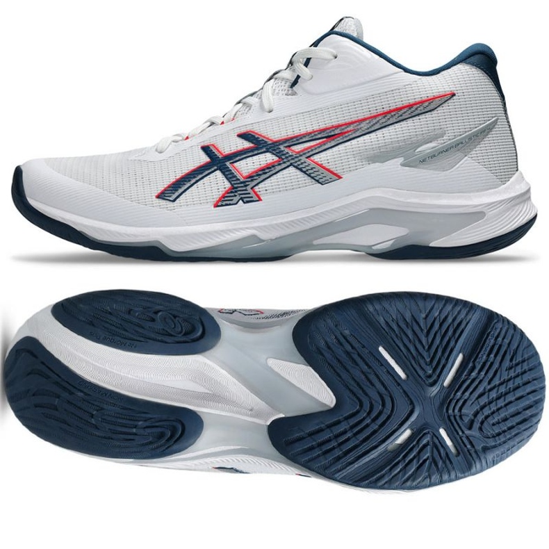 Asics Netburner Ballstic FF Mt 4 M 1051A090 101 shoes white