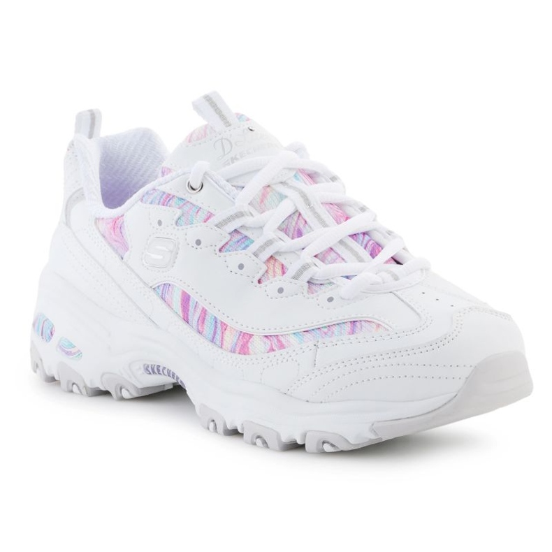 Skechers D'LITES Whimsical Dream shoes in 149789-WMLT white