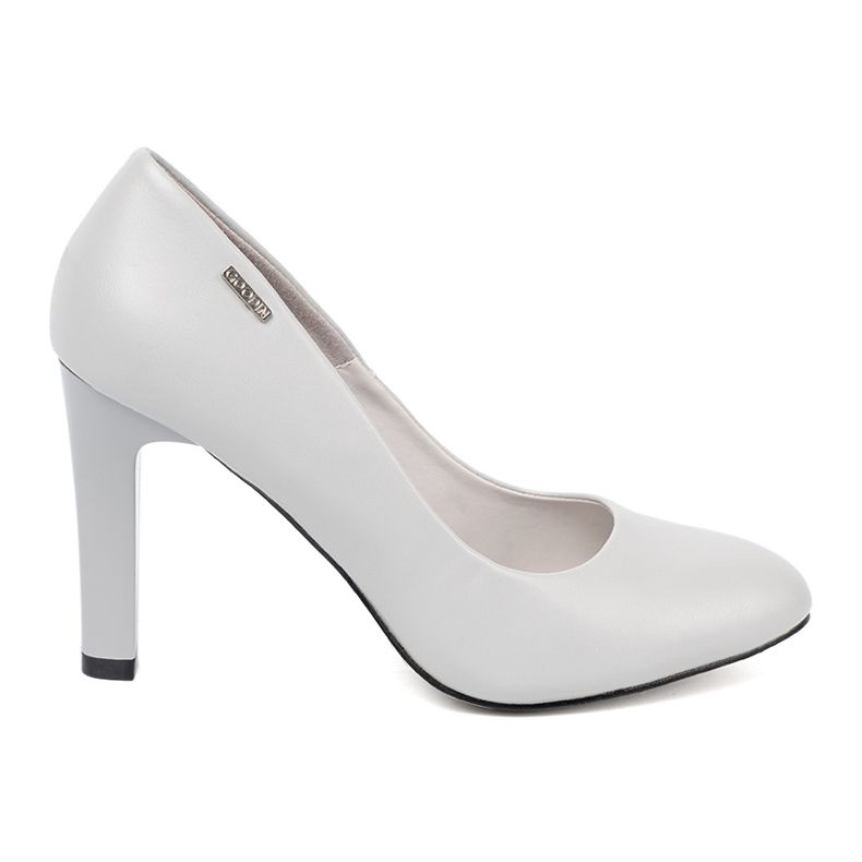 Goodin Gray classic high -heeled pumps grey Goodin Gray classic high -heeled pumps grey