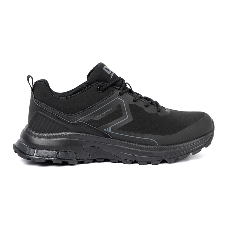 Black DK sports footwear with Aqua Softshell technology