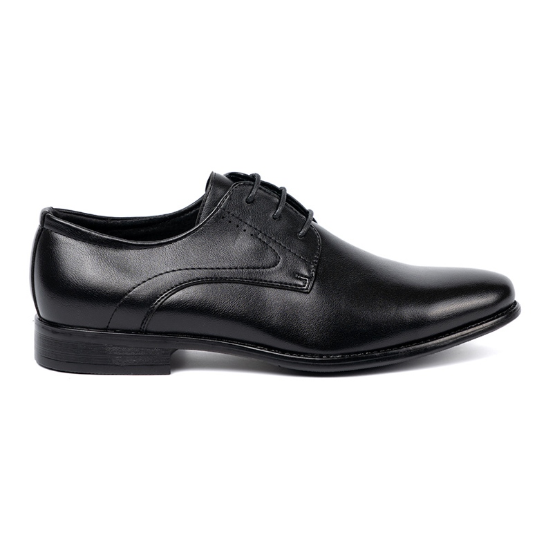 Shelvt Elegant men's shoes in classic black and gloss