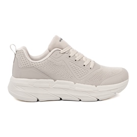 Shelvt Light -beige sports shoes with McArthur mesh