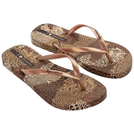Ipanema animal flip -flops in 83617ay384 brown