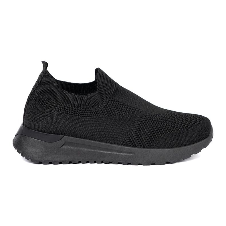 Shelvt Slip-on sports shoes in black